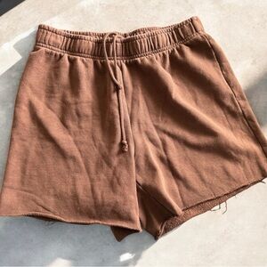 S PacSun Brown Sweats Distressed Ends